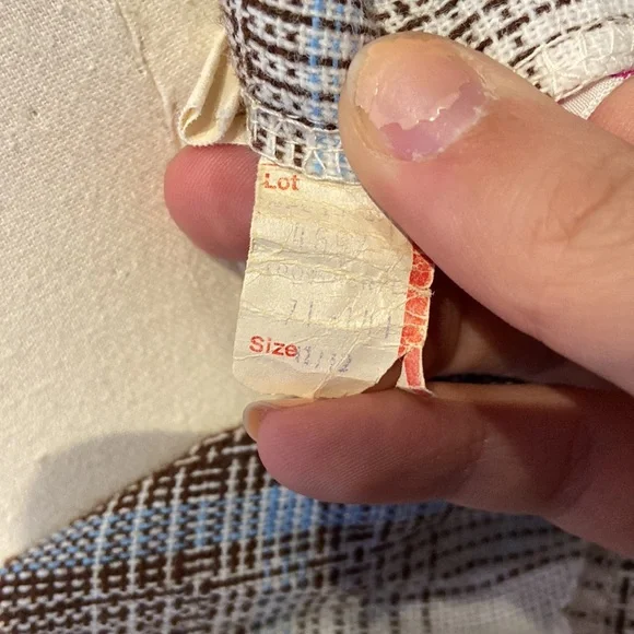 ❌SOLD ❌ Vintage 70's Pleated Plaid Maxi Skirt - Picture 5 of 6